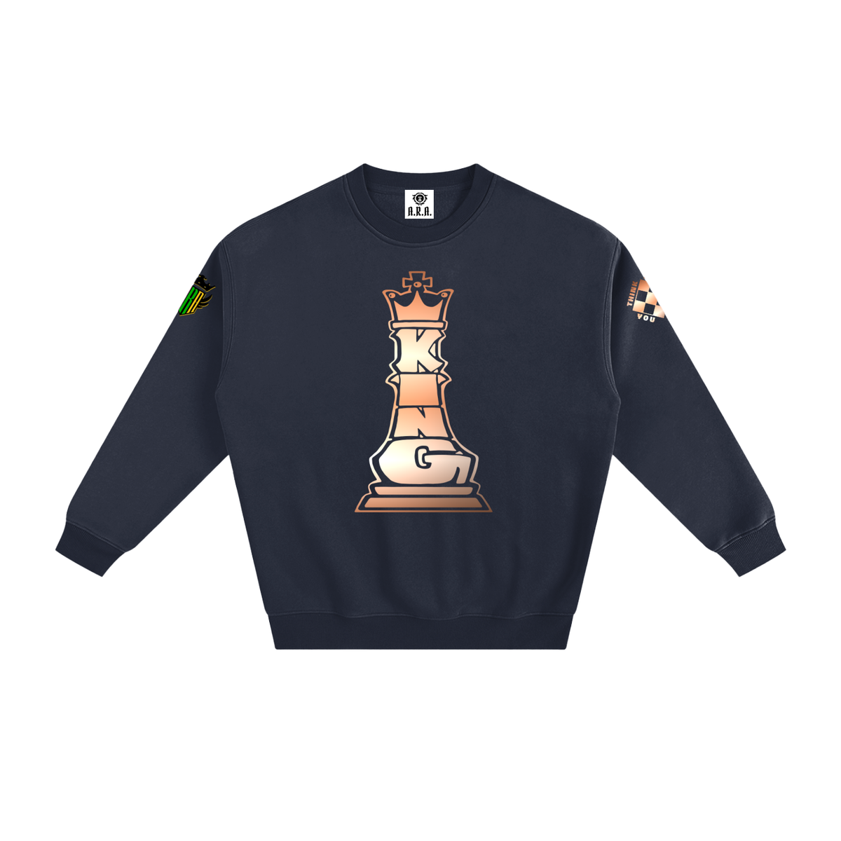 Chess King Solid Color Fleece Suit