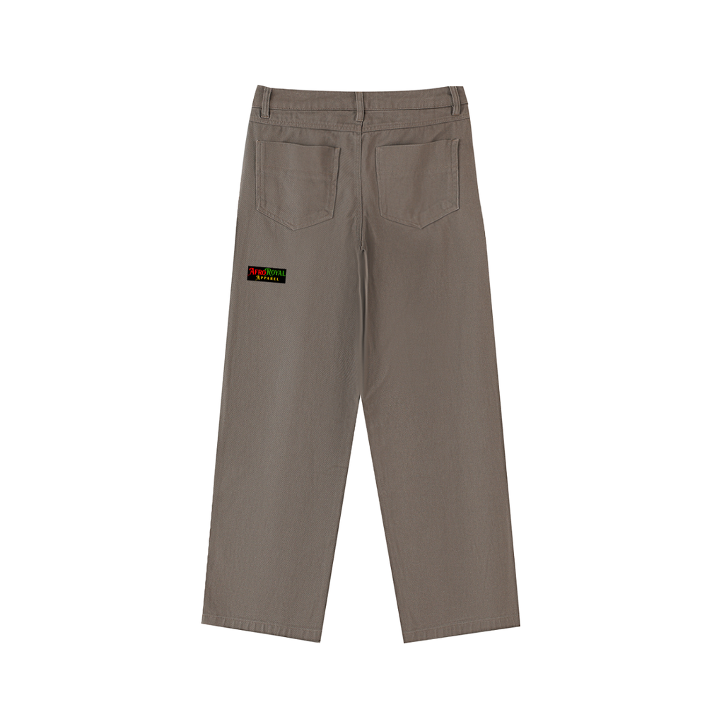 Heavyweight Cotton Straight-Leg Pants