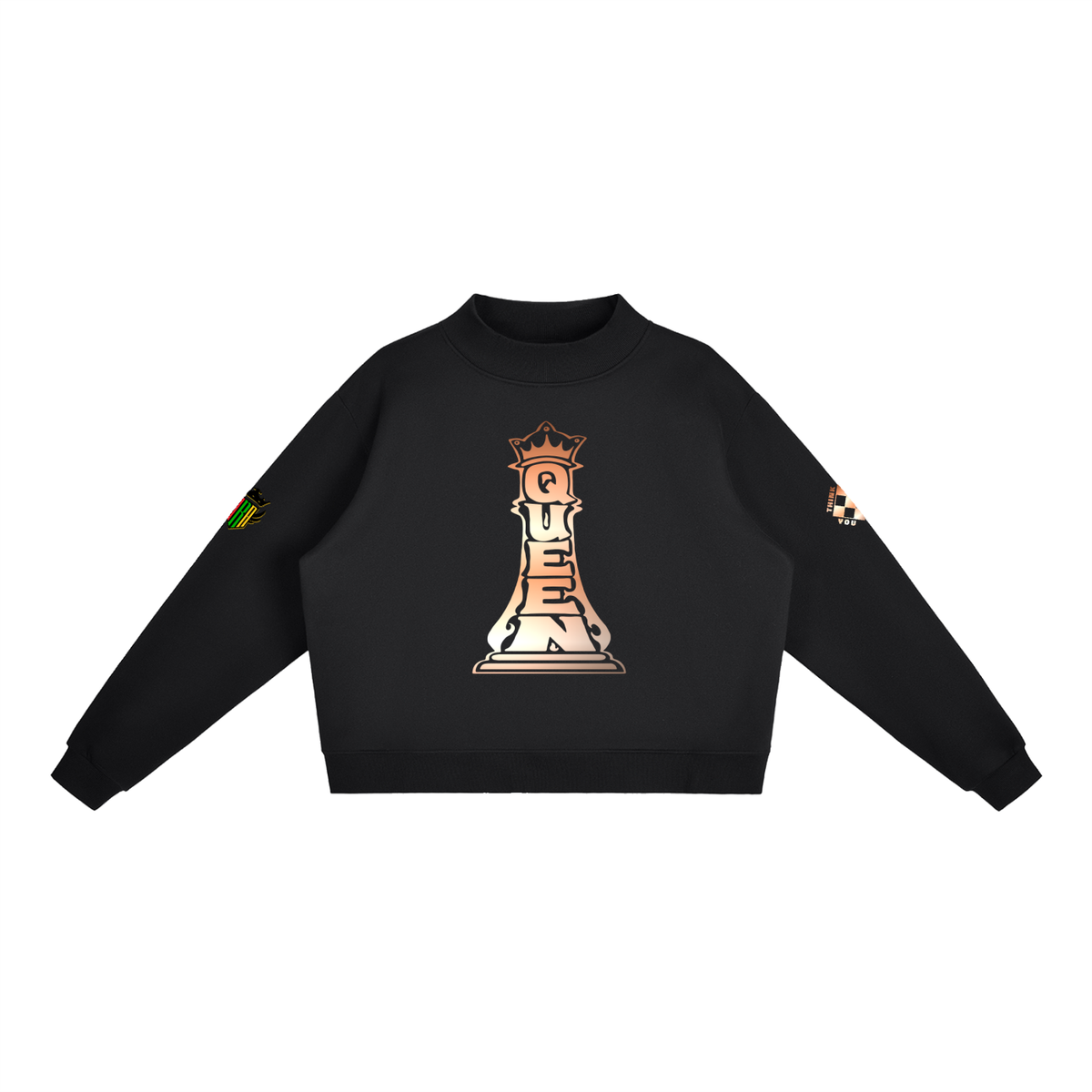 Chess Queen Womens Straight Leg Fleece Sweatsuit