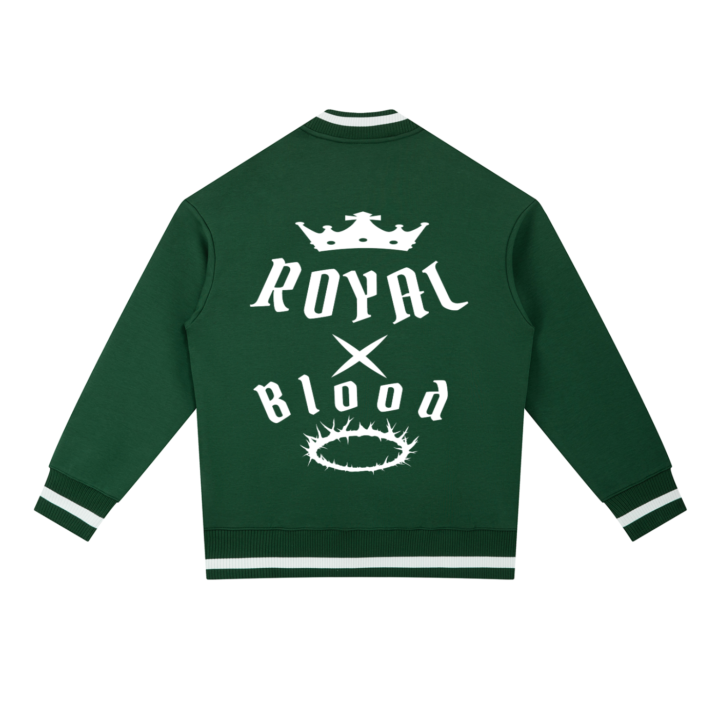 RBB Contrast Piping Zip Bomber Jacket