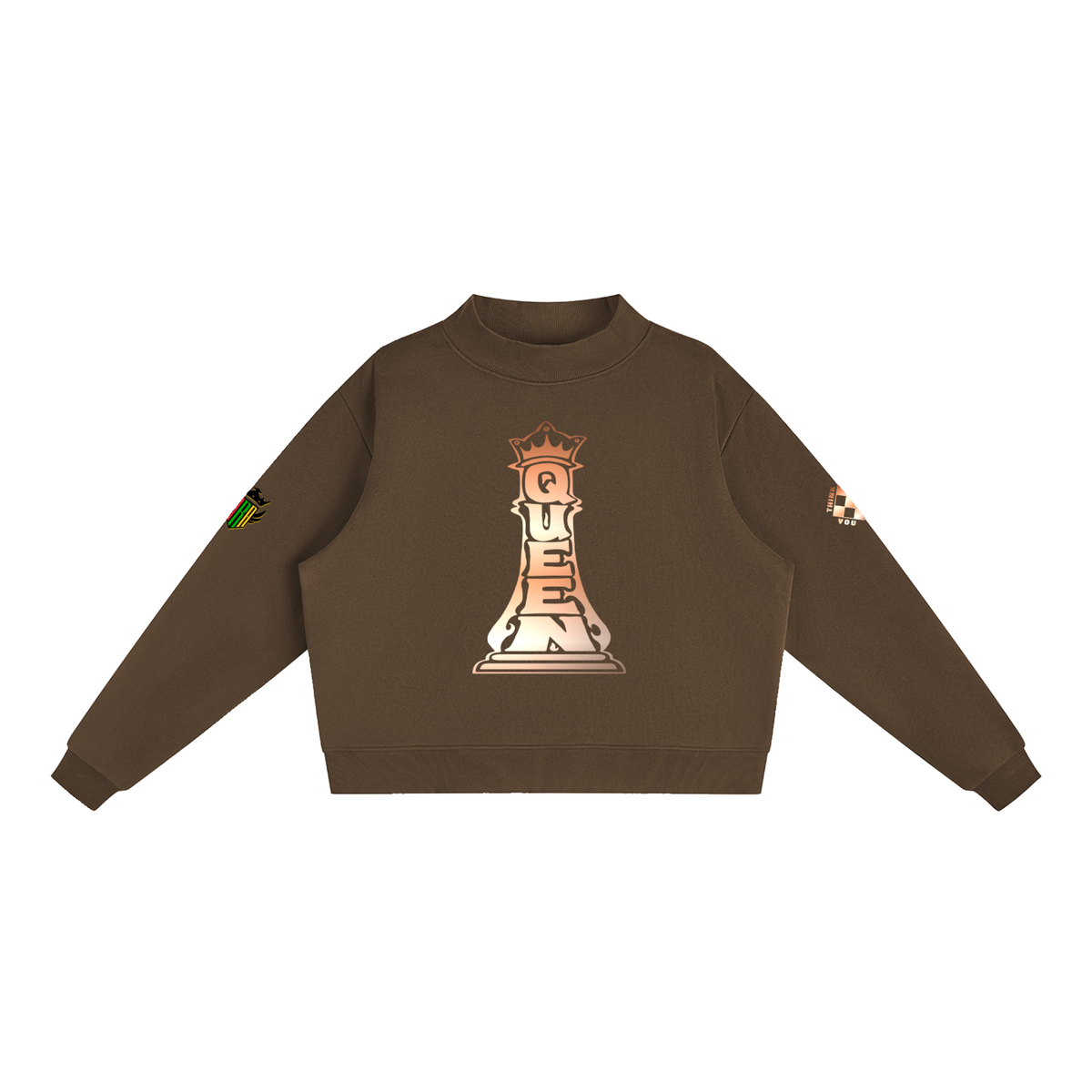 Chess Queen Womens Straight Leg Fleece Sweatsuit