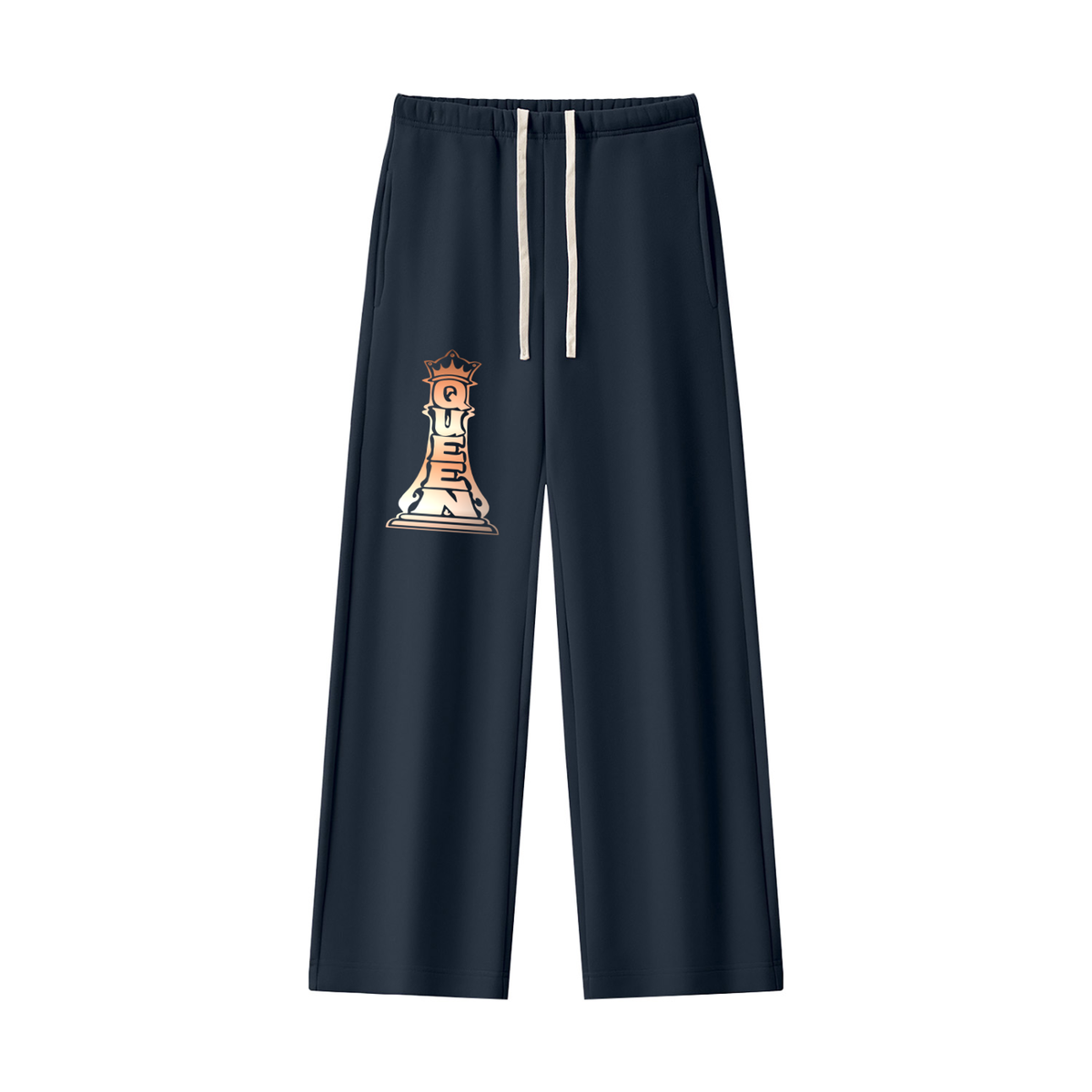 Chess Queen Womens Straight Leg Fleece Sweatsuit