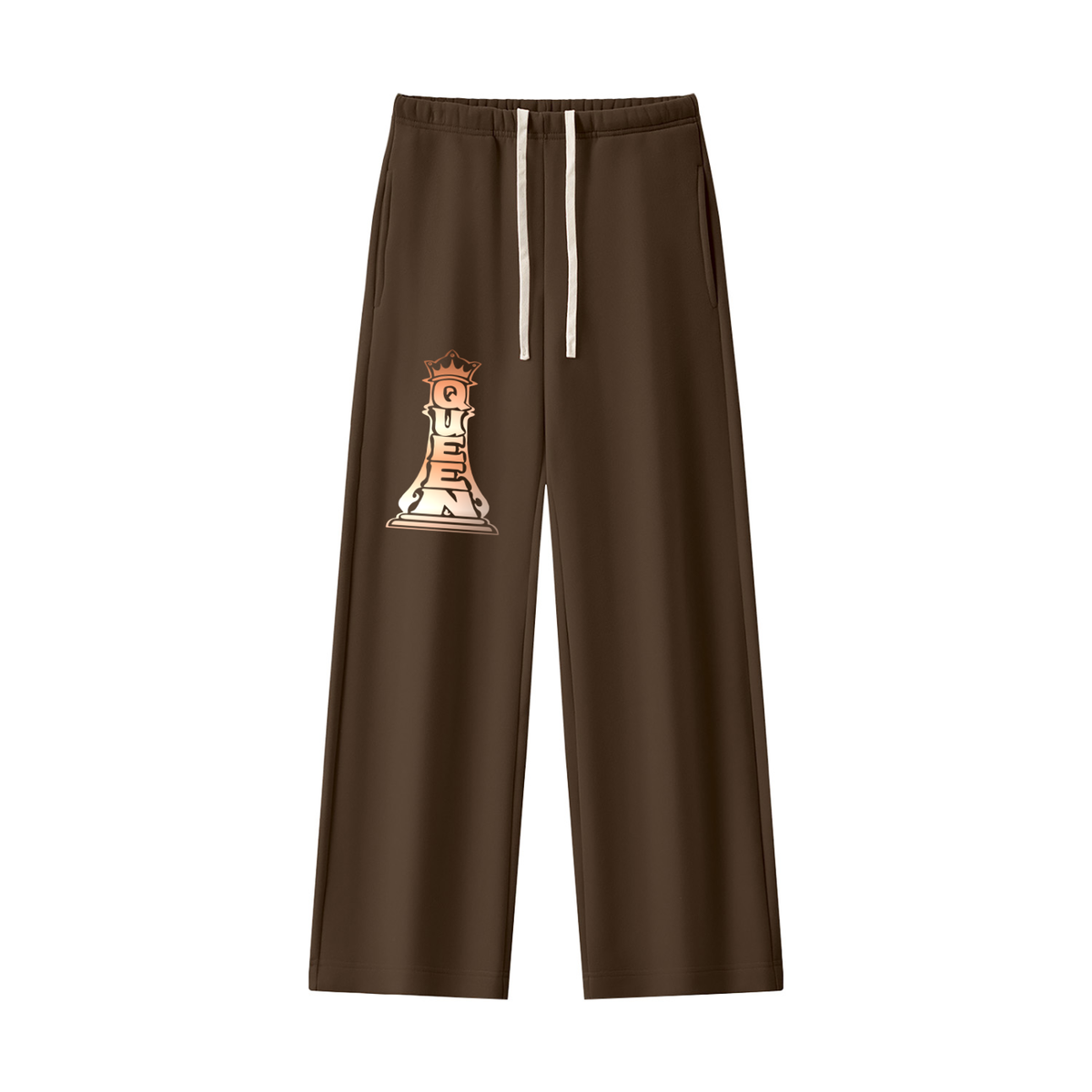 Chess Queen Womens Straight Leg Fleece Sweatsuit
