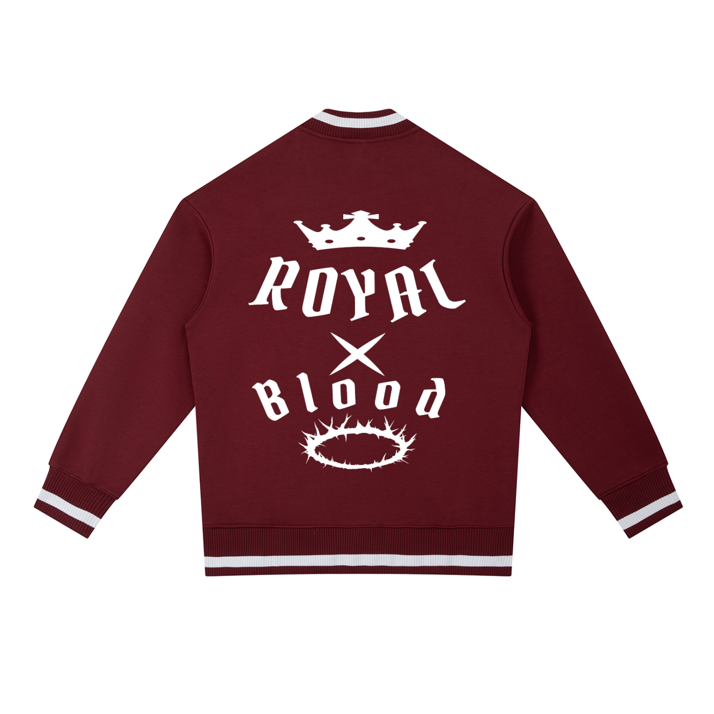 RBB Contrast Piping Zip Bomber Jacket