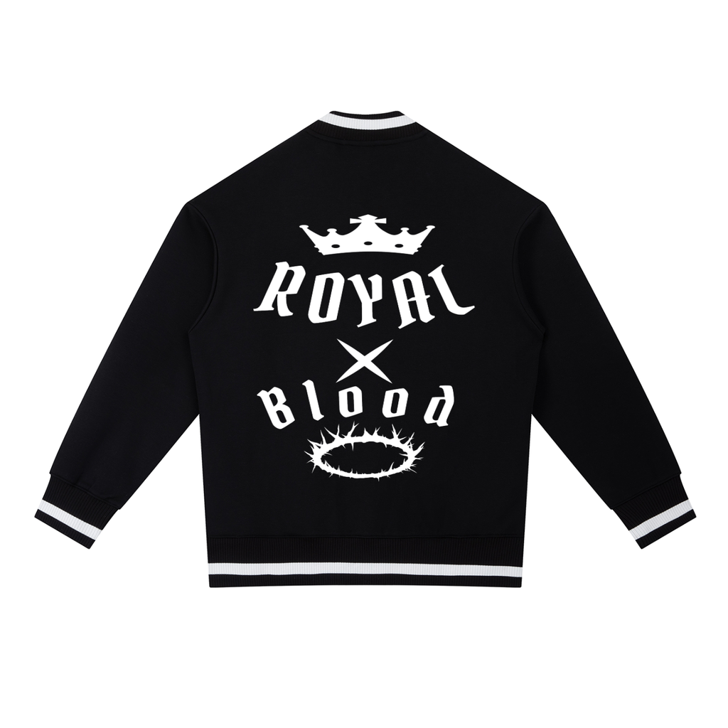 RBB Contrast Piping Zip Bomber Jacket