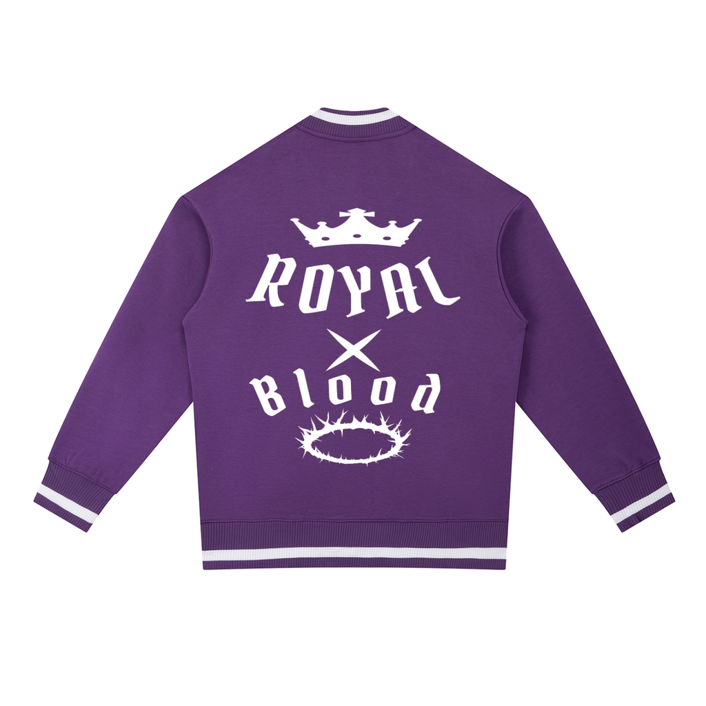 RBB Contrast Piping Zip Bomber Jacket