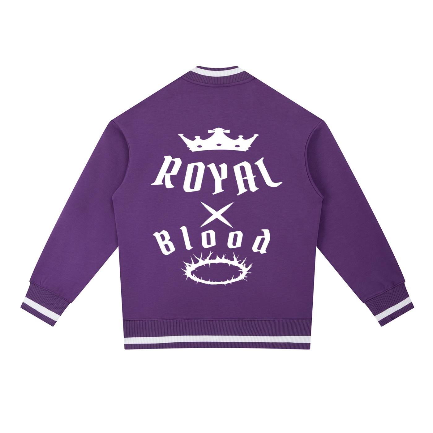 RBB Contrast Piping Zip Bomber Jacket