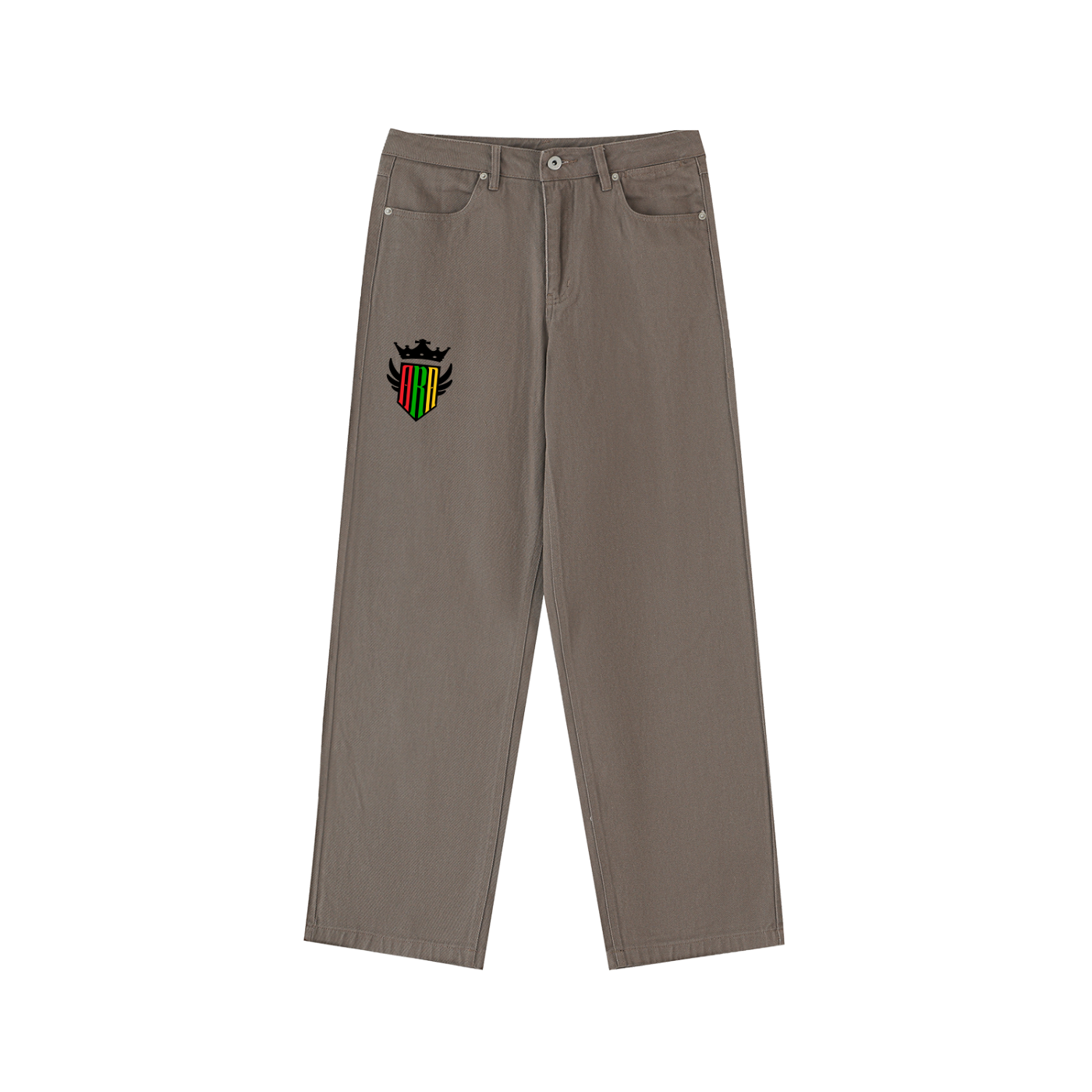 Heavyweight Cotton Straight-Leg Pants