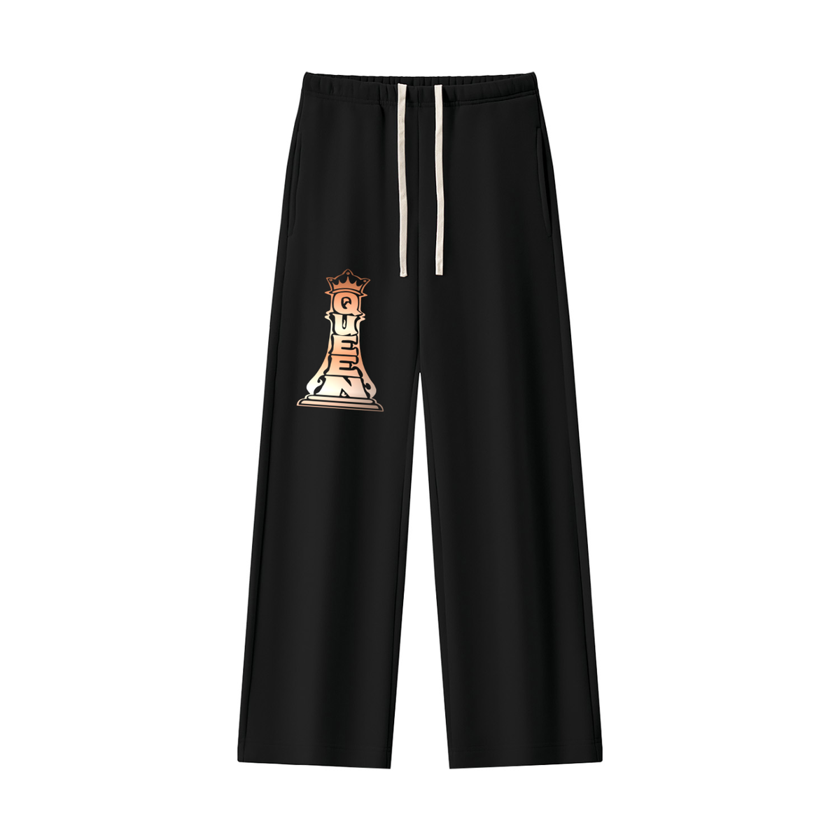 Chess Queen Womens Straight Leg Fleece Sweatsuit