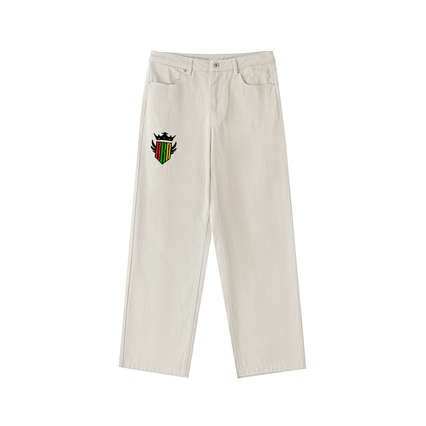 Heavyweight Cotton Straight-Leg Pants