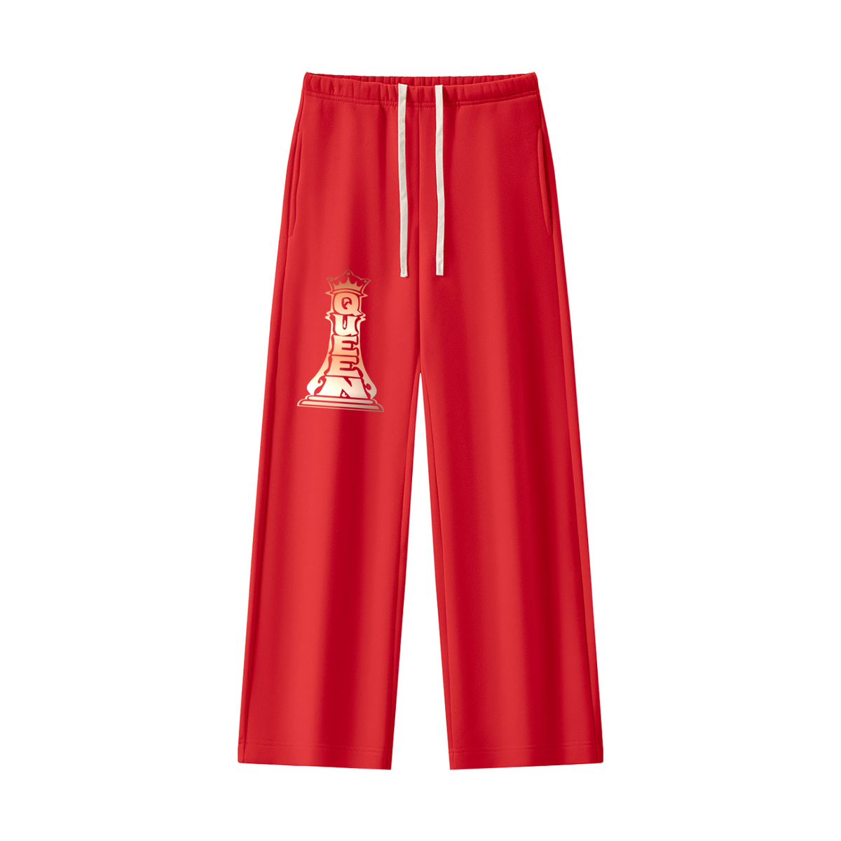 Chess Queen Womens Straight Leg Fleece Sweatsuit