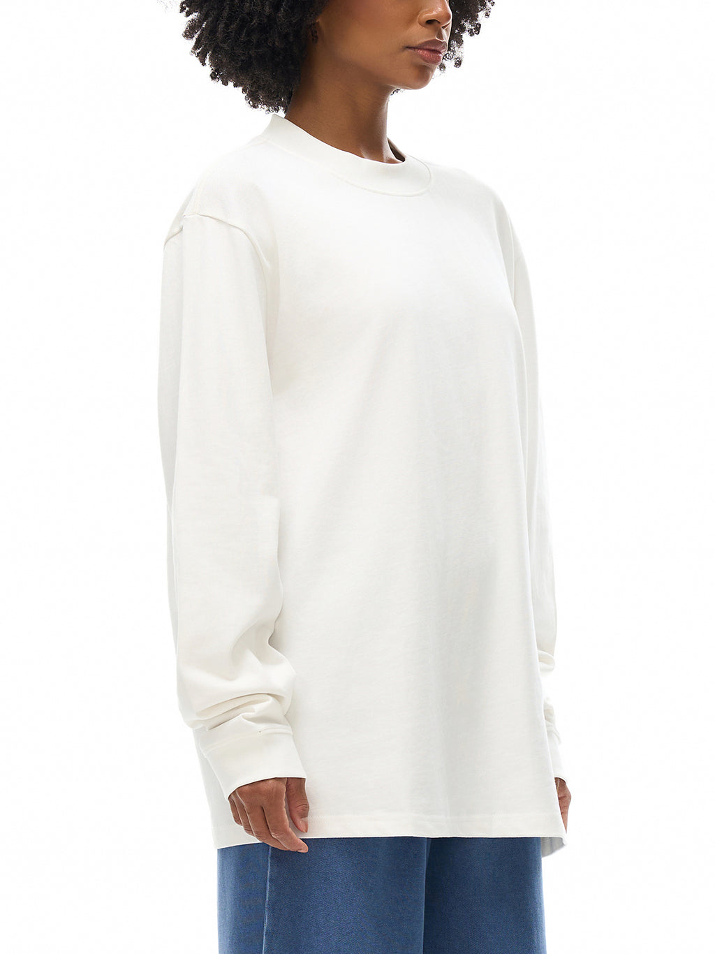 ARA Essential Mock Neck Sweatshirt