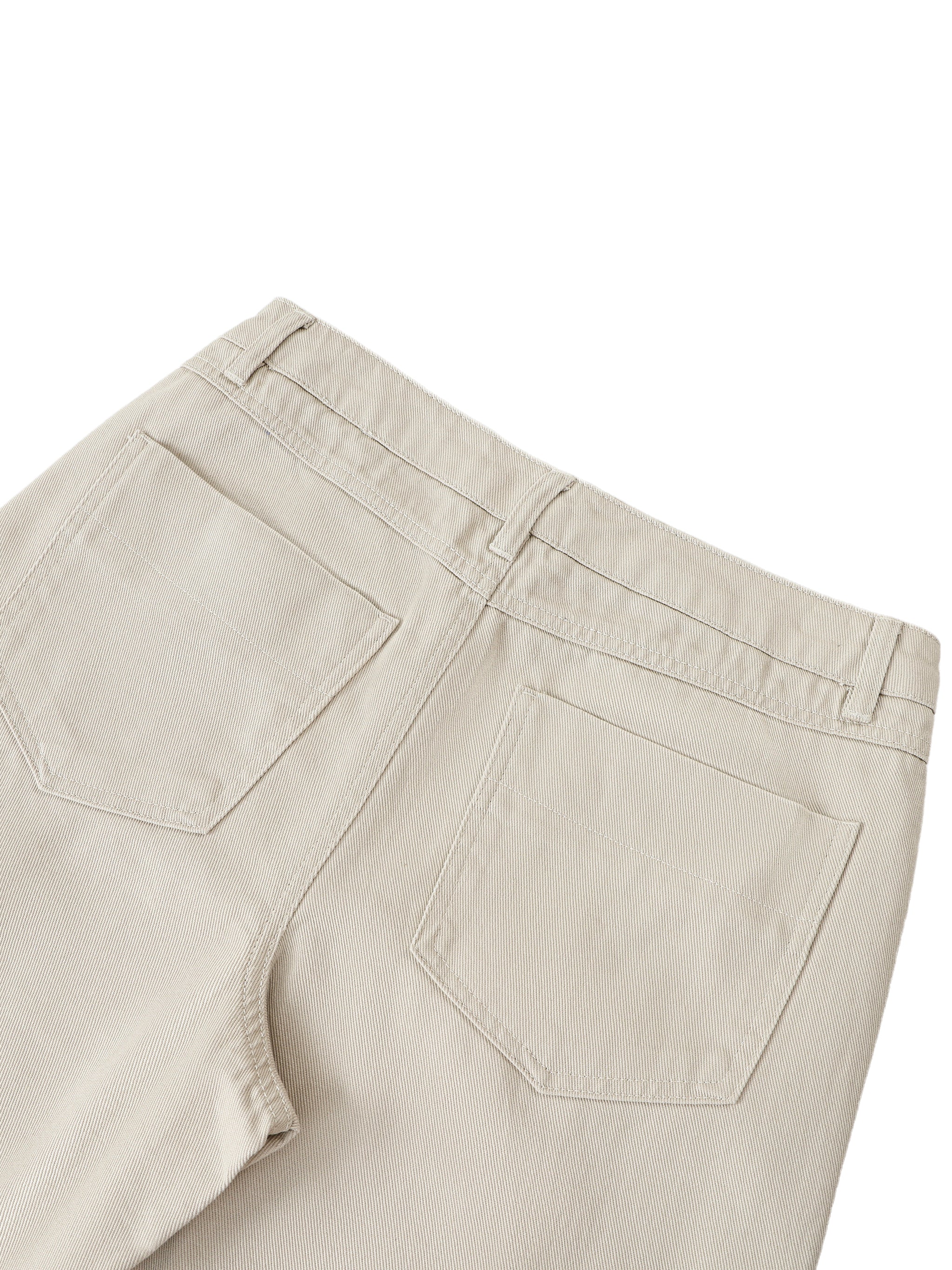 Heavyweight Cotton Straight-Leg Pants