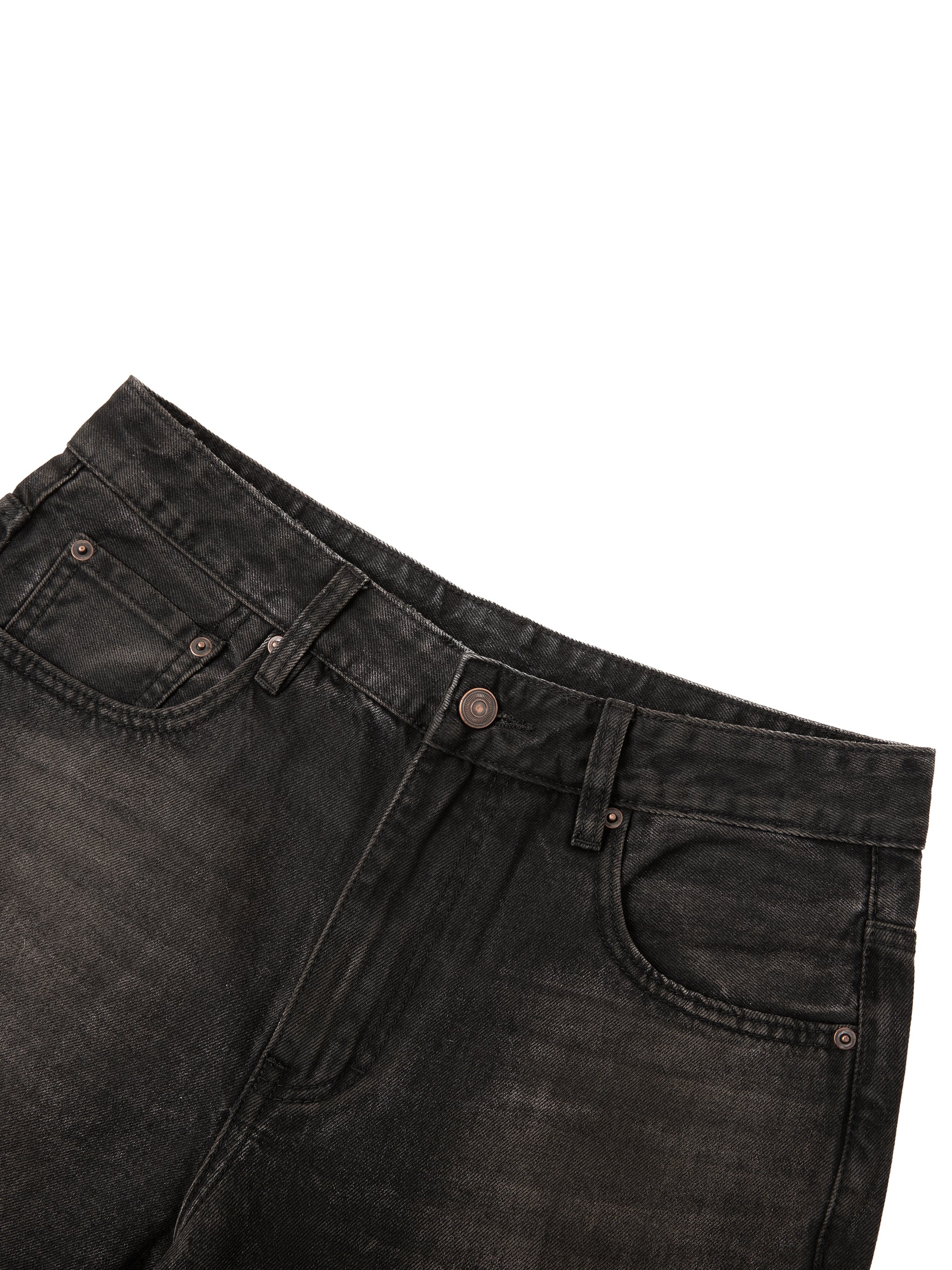 ARA Blk Vintage Wash Heavyweight Denim Jeans